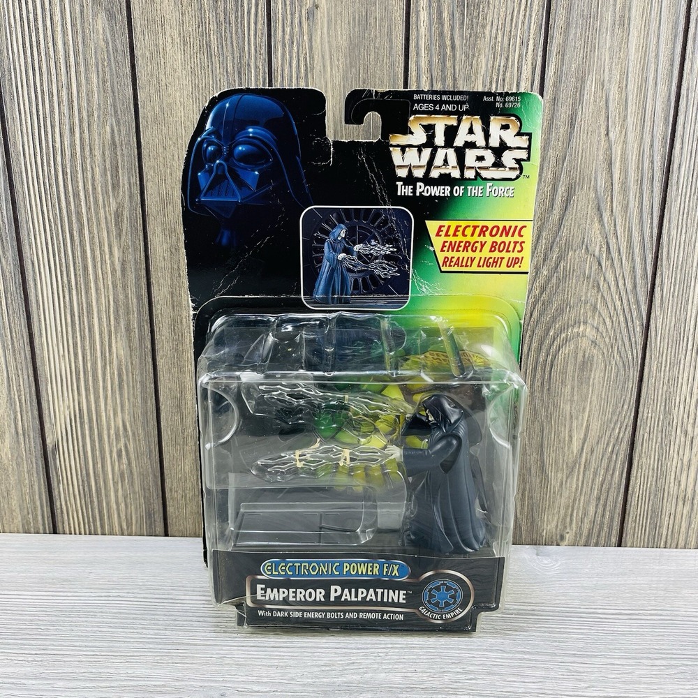 Star Wars Potf Electronic Power F/X Emperor Palpatine Action Figure 1997  New